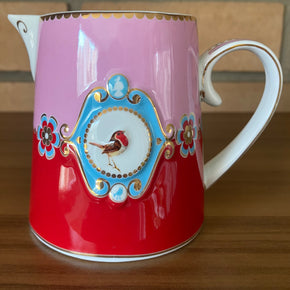 MINI JARRA/CREMEIRA LOVE BIRDS VERMELHA PIP STUDIO PIP STUDIO
