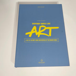 LIVRO CAIXA EM MDF AZUL ART