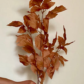 HASTE FOLHAGEM COR CARAMELO FLORARTE