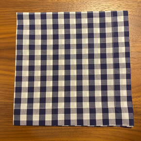 GUARDANAPO XADREZ AZUL E BRANCO MESA & CIA