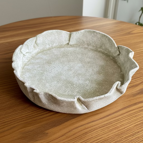 Vista do centro de mesa Araruna, modelado artesanalmente em material sintético de qualidade, em design orgânico.