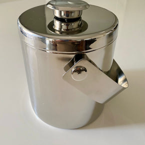 BALDE DE GELO TÉRMICO EM AÇO INOX COM TAMPA E ALÇA LARGA