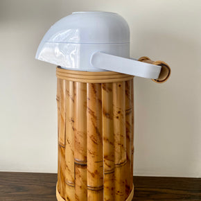 GARRAFA TÉRMICA REVESTIDA DE BAMBU RICO BAMBU