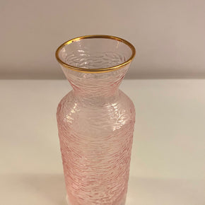 MINI VASO DE VIDRO MODELO JARRA ROSA